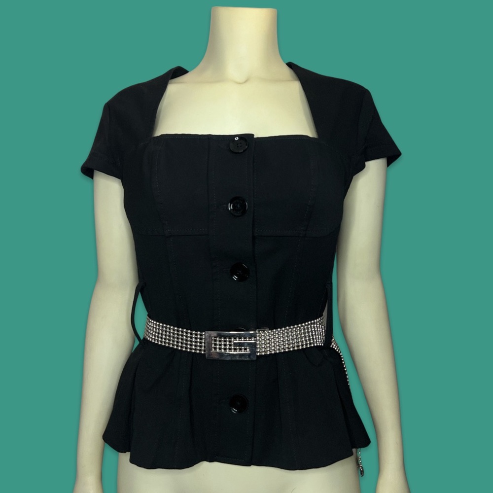 90s button up top